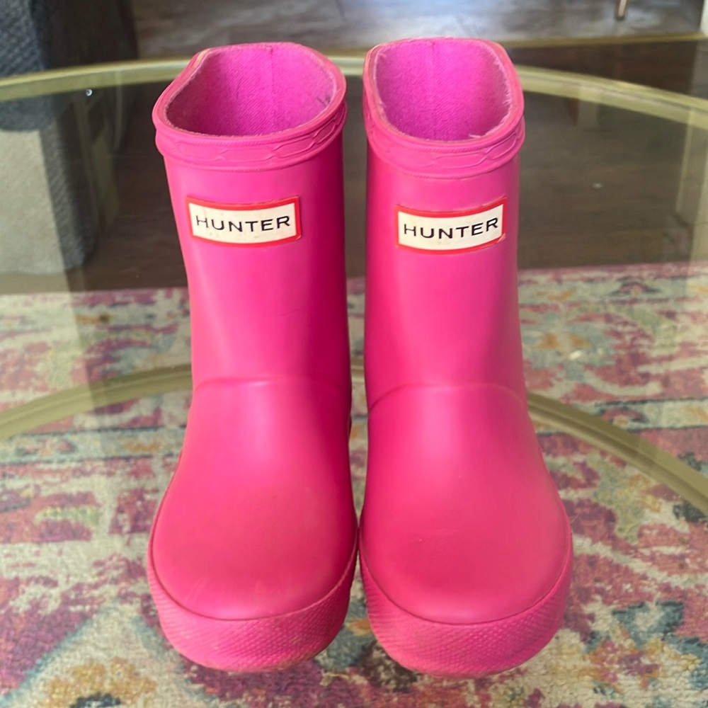 Pink Hunter Boots